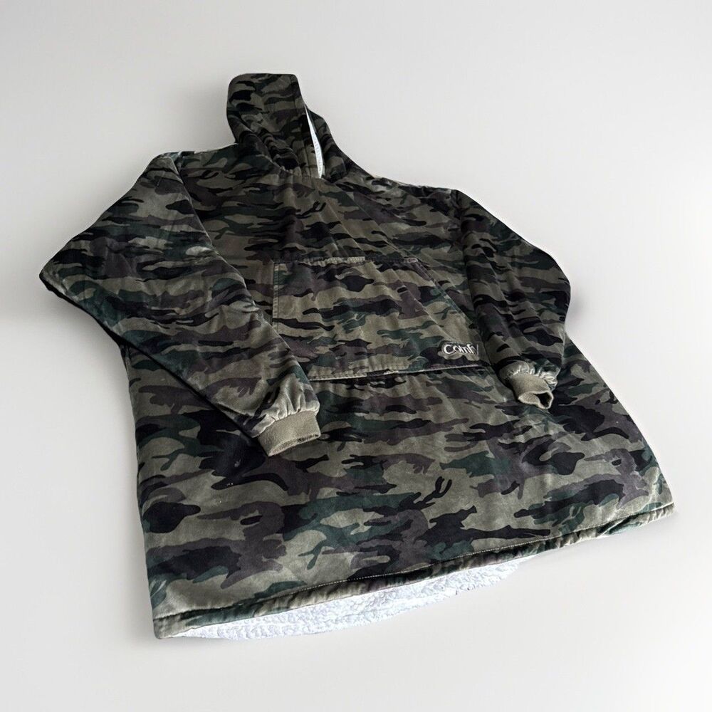 The Comfy Original Oversized Wearable Blanket Hoodie Camo One Size